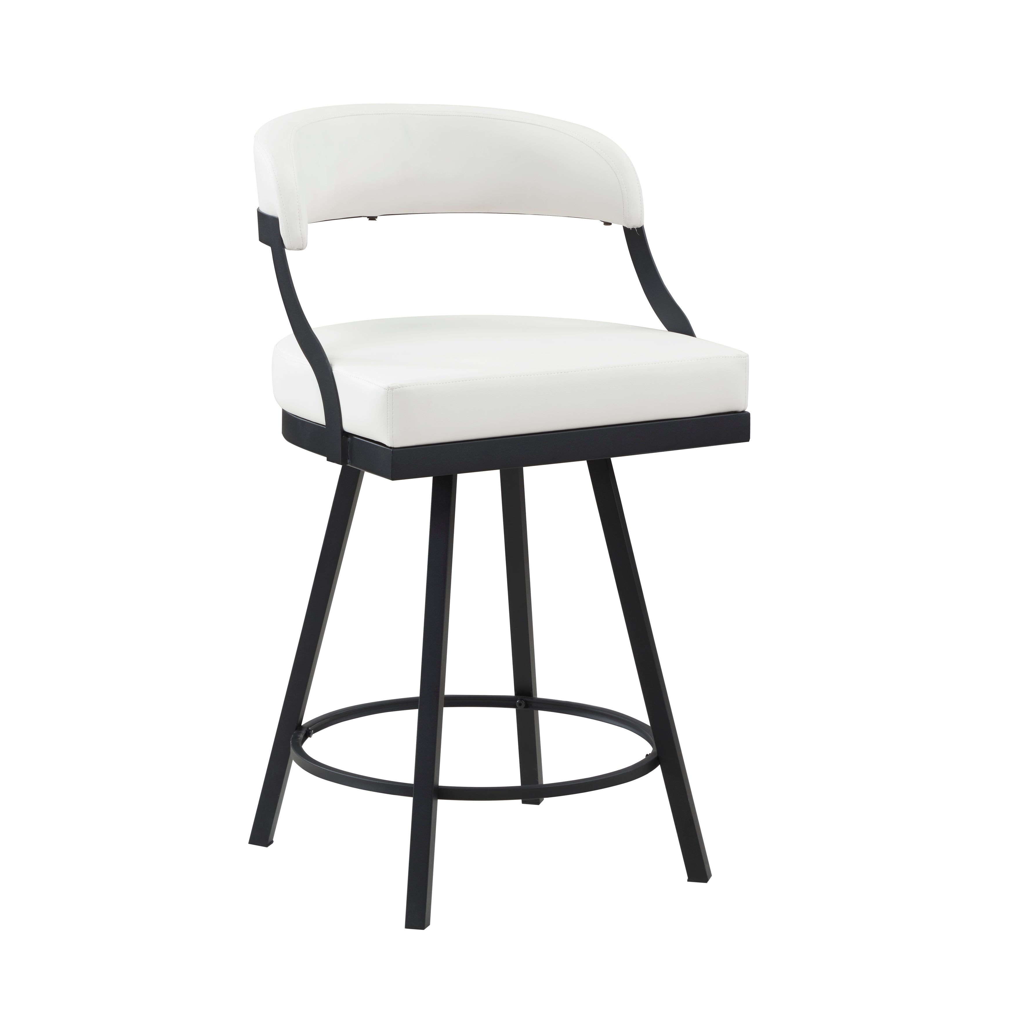 5565-24WT Swivel Counter Height Chair, Set of 2 - 5565-24WT