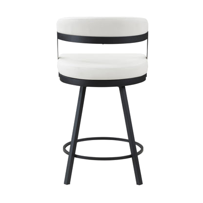 5565-24WT Swivel Counter Height Chair, Set of 2 - 5565-24WT