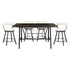 Appert Brown/Dark Gray 5pc Set from Homelegance - Luna Furniture