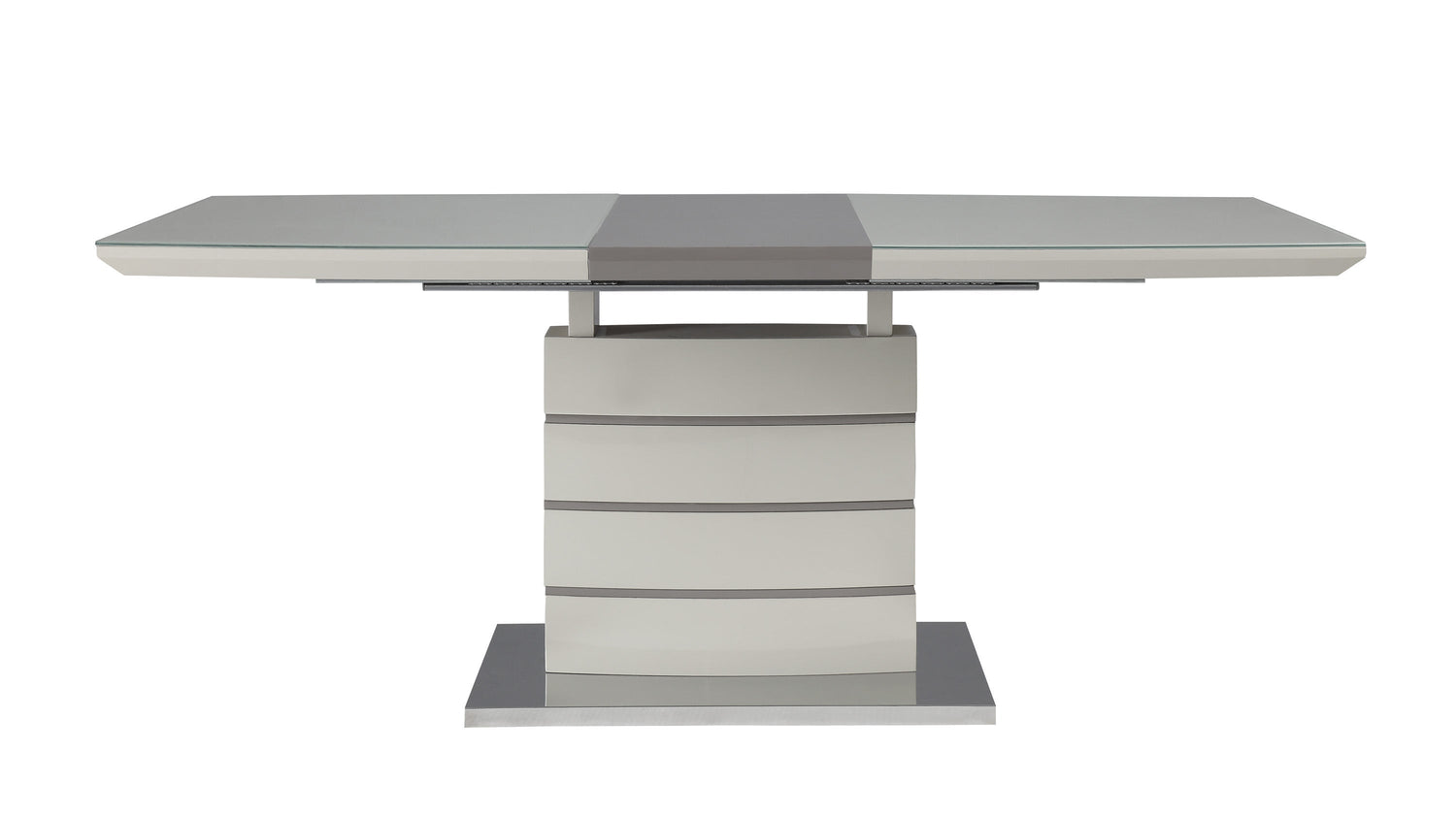 Glissand Chrome Metal/Gray Dining Set from Homelegance - Luna Furniture