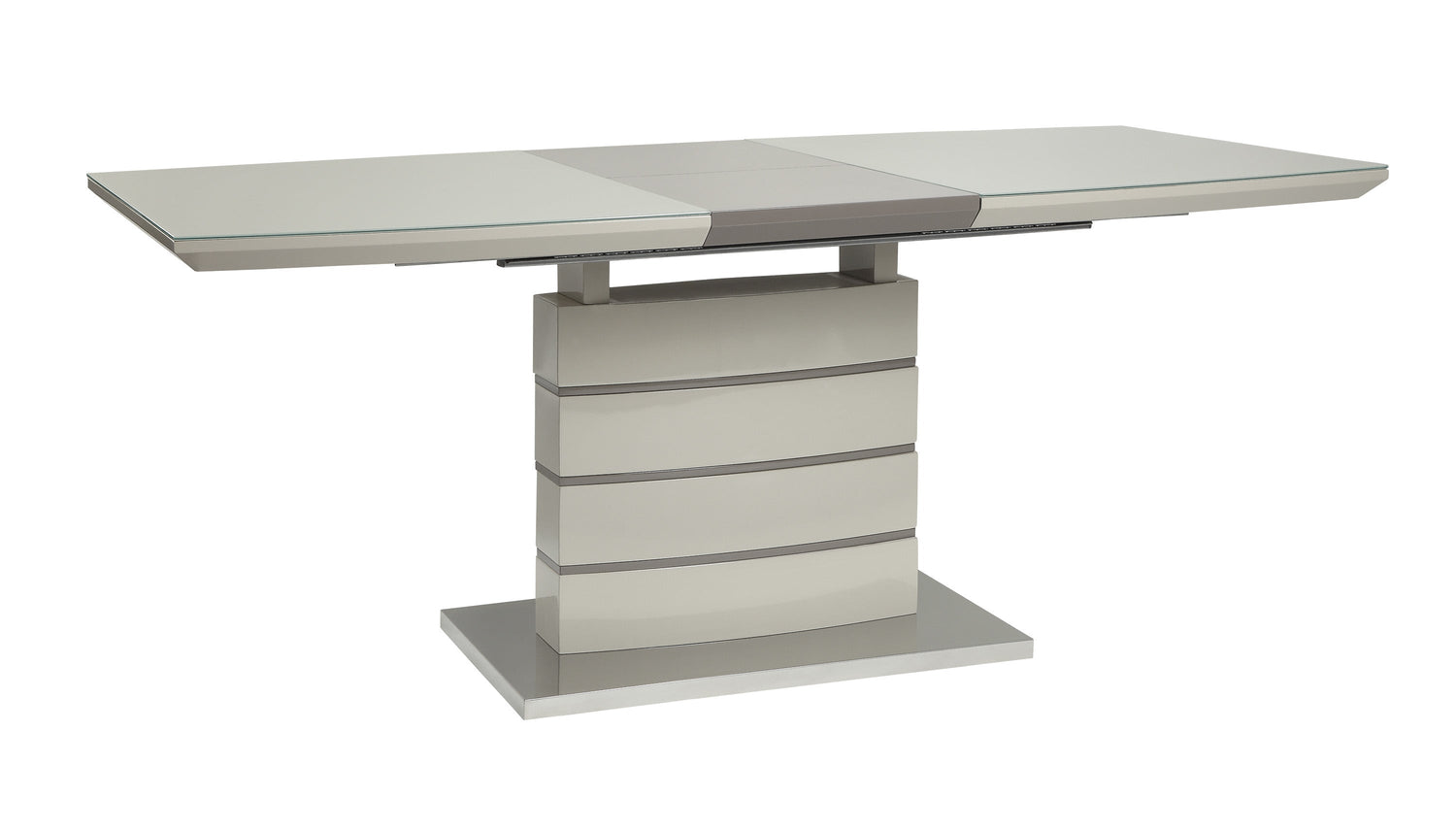 Glissand Chrome Metal/Gray Dining Set from Homelegance - Luna Furniture