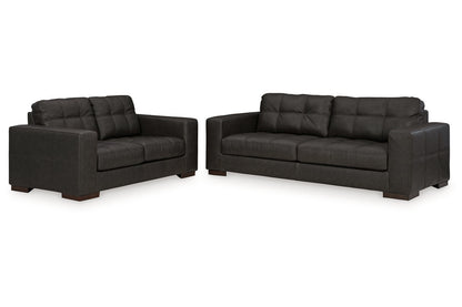 Luigi Thunder Sofa and Loveseat -  Ashley - Luna Furniture