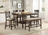 Balin Dark Brown Counter Height Set from Homelegance - Luna Furniture