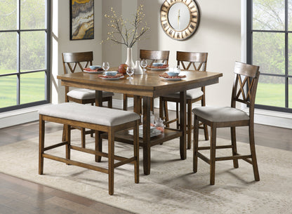 Balin Light Oak Counter Height Set from Homelegance - Luna Furniture