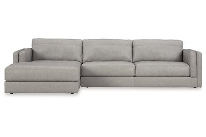 Amiata Glacier 2-Piece Sectional with Chaise -  Ashley - Luna Furniture