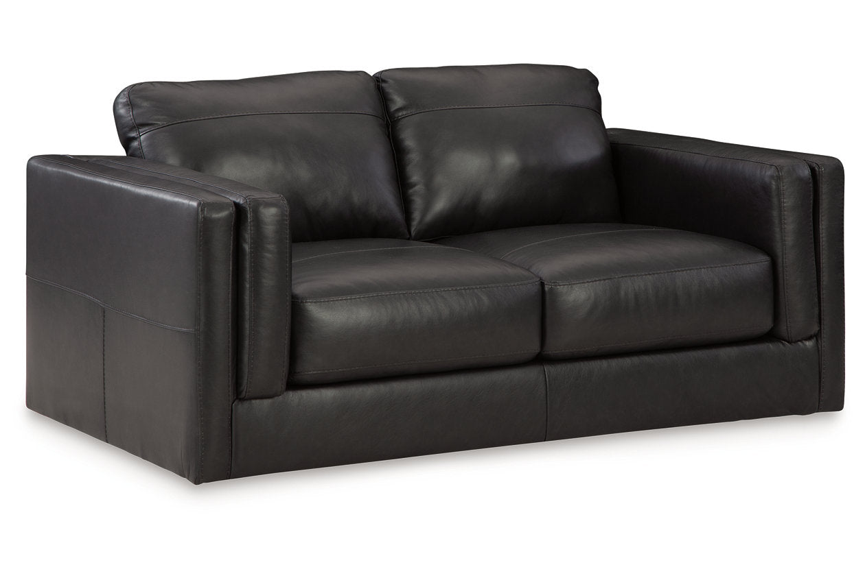 Amiata Onyx Sofa, Loveseat, Oversized Chair and Ottoman -  Ashley - Luna Furniture