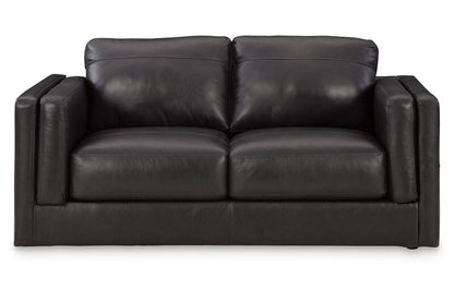 Amiata Onyx Sofa, Loveseat, Oversized Chair and Ottoman -  Ashley - Luna Furniture
