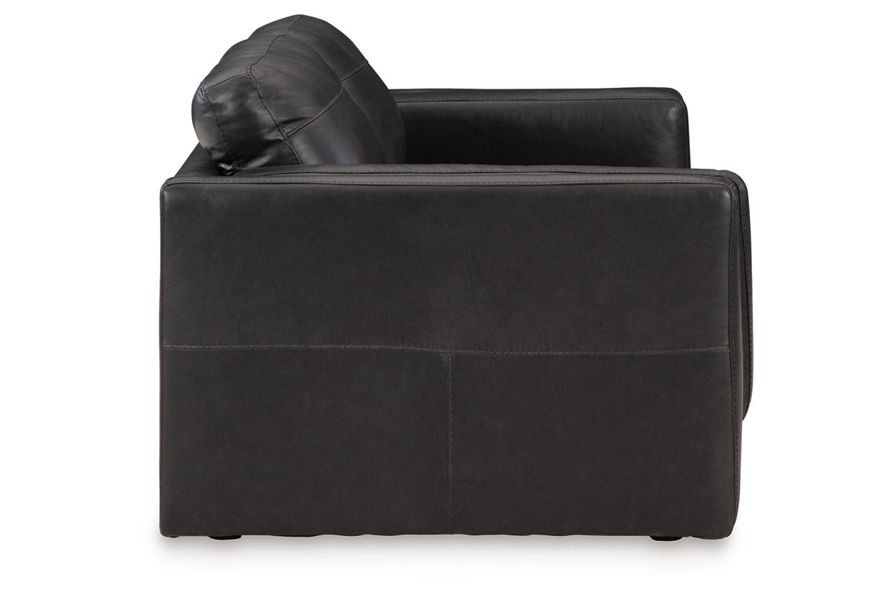 Amiata Onyx Sofa, Loveseat, Oversized Chair and Ottoman -  Ashley - Luna Furniture