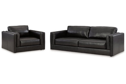 Amiata Onyx Sofa and Oversized Chair -  Ashley - Luna Furniture