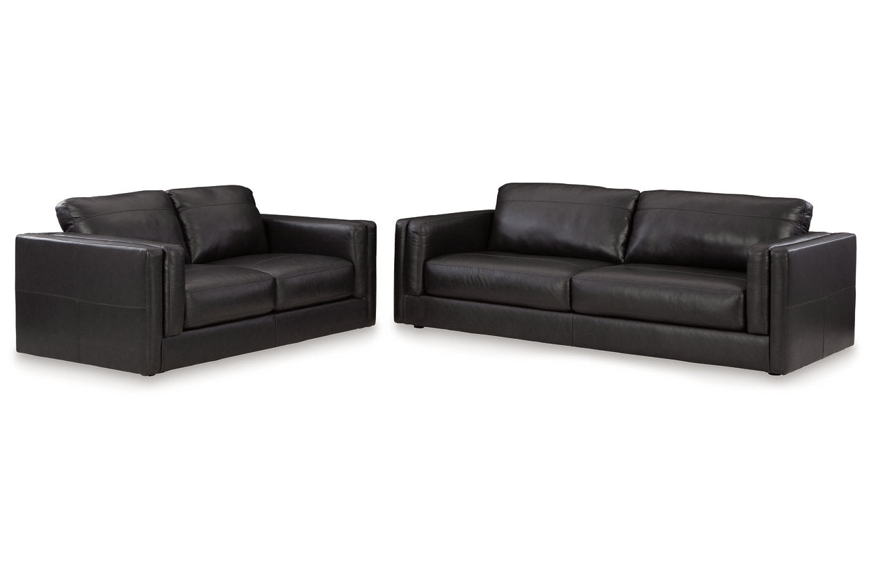 Amiata Onyx Sofa and Loveseat -  Ashley - Luna Furniture