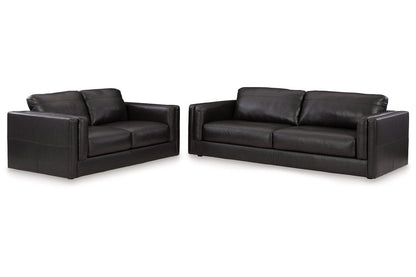 Amiata Onyx Sofa and Loveseat -  Ashley - Luna Furniture
