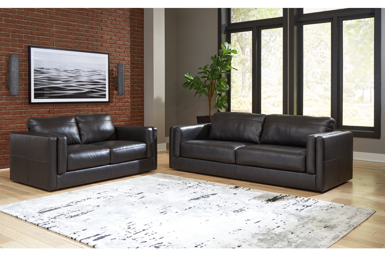 Amiata Onyx Sofa and Loveseat -  Ashley - Luna Furniture