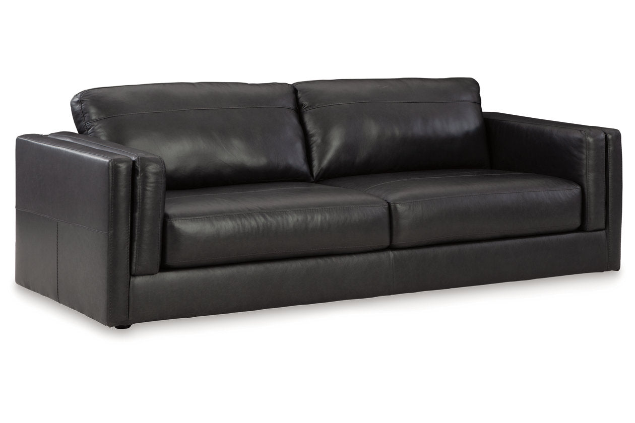Amiata Onyx Sofa, Loveseat, Oversized Chair and Ottoman -  Ashley - Luna Furniture