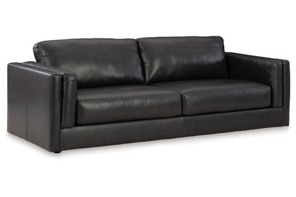 Amiata Onyx Sofa, Loveseat, Oversized Chair and Ottoman -  Ashley - Luna Furniture