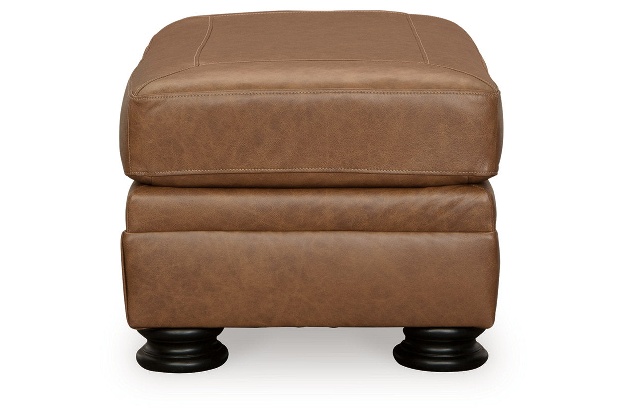 Carianna Caramel Oversized Chair and Ottoman -  Ashley - Luna Furniture