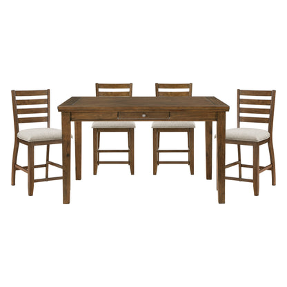 Tigard Cherry Counter Height Set from Homelegance - Luna Furniture