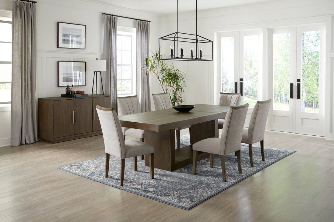 Brookings Gray/Brown Dining Set from Homelegance - Luna Furniture