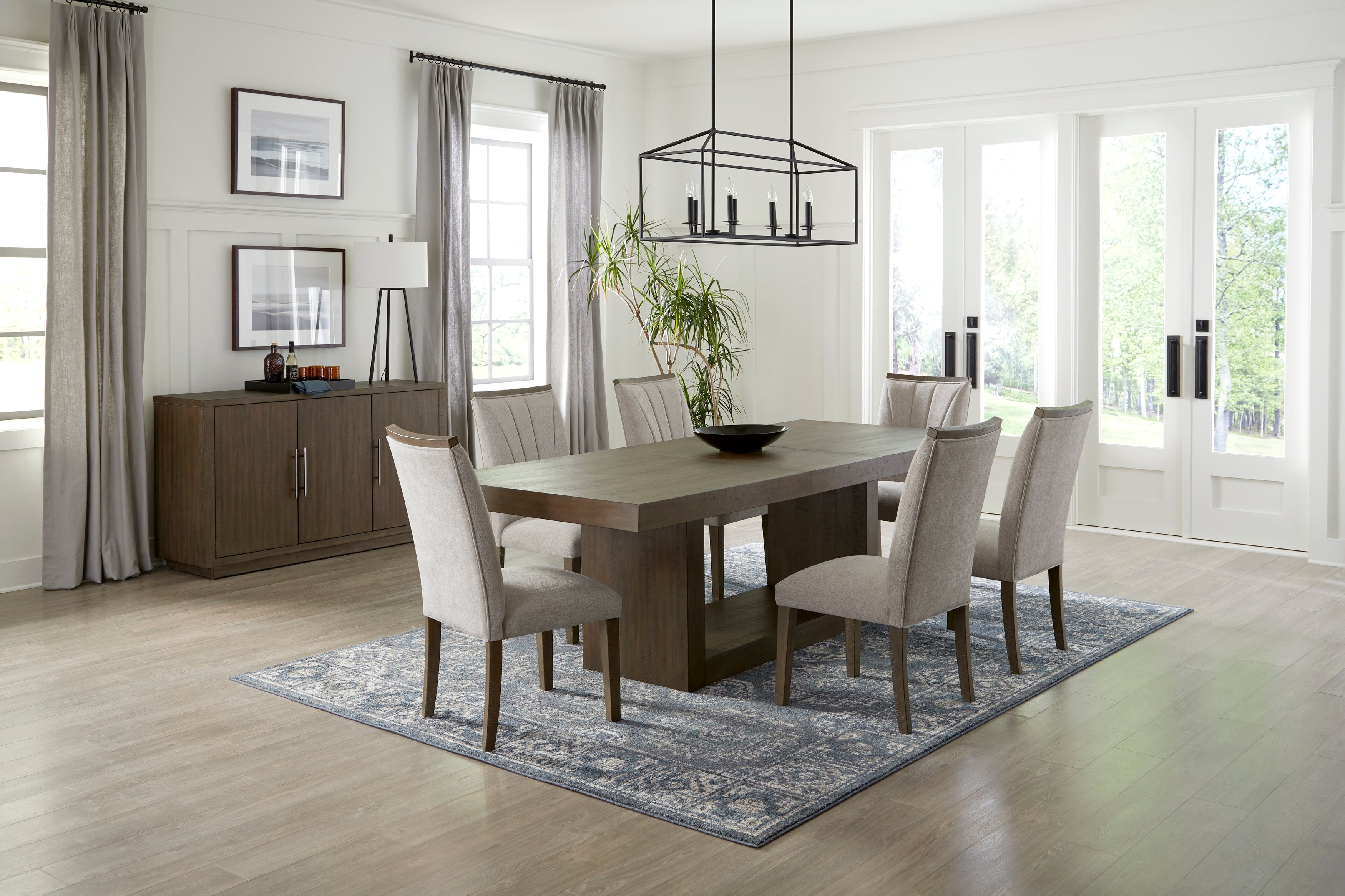 Brookings Gray/Brown Dining Set from Homelegance - Luna Furniture