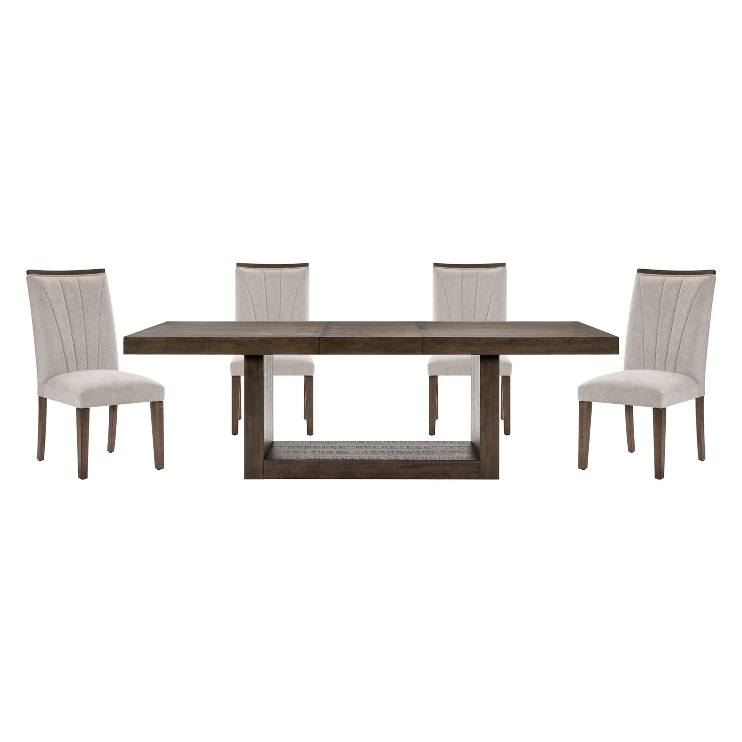 Brookings Gray/Brown Dining Set from Homelegance - Luna Furniture