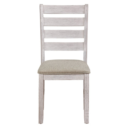 Ithaca Grayish White/Brown Dining Set from Homelegance - Luna Furniture