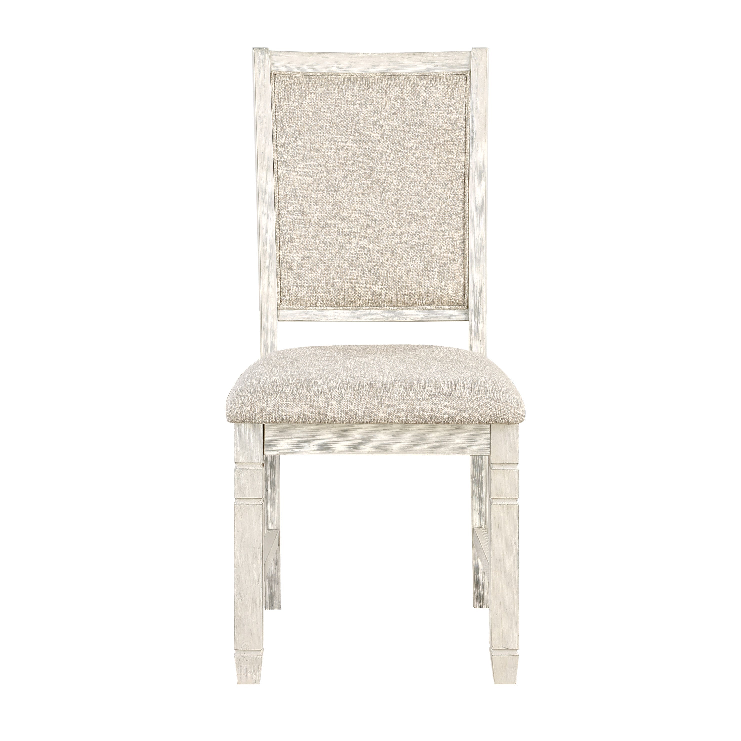 Asher Antique White/Brown Dining Set from Homelegance - Luna Furniture