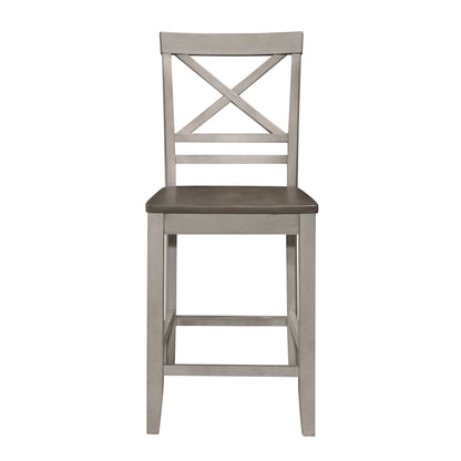 Brightleaf Brown/Light Gray Counter Height Set from Homelegance - Luna Furniture