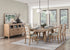 Aberdeen Light Oak Extendable Dining Set from Homelegance - Luna Furniture