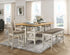 Maribelle Light Oak/Gray Counter Height Set from Homelegance - Luna Furniture