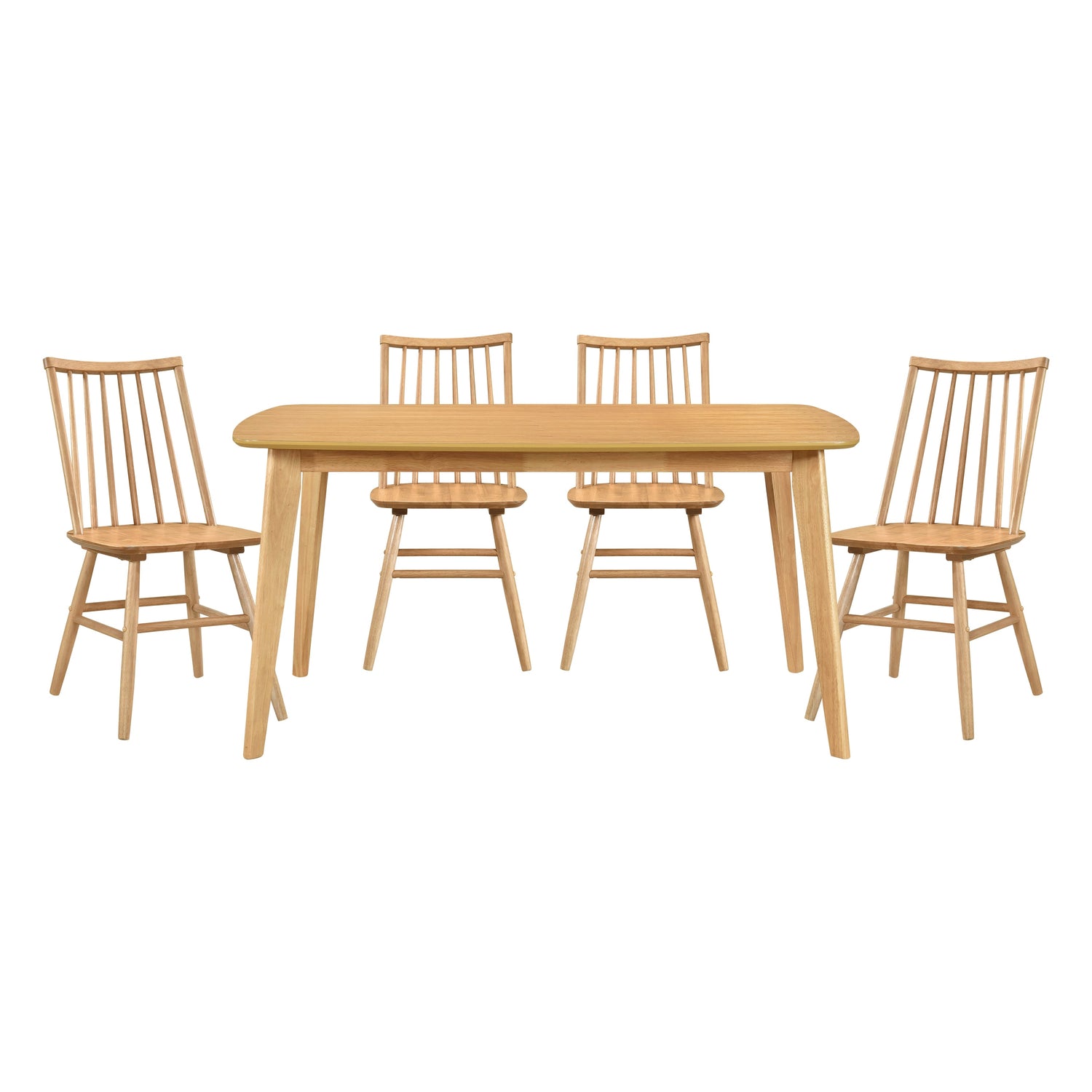 Pratter Natural Oak Dining Set from Homelegance - Luna Furniture