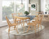 Pratter Natural Oak Dining Set from Homelegance - Luna Furniture
