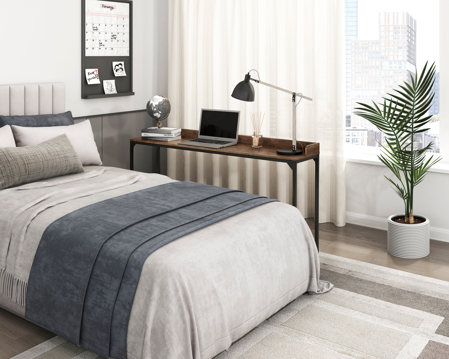 5963BR-22 Over The Bed Desk - 5963BR-22