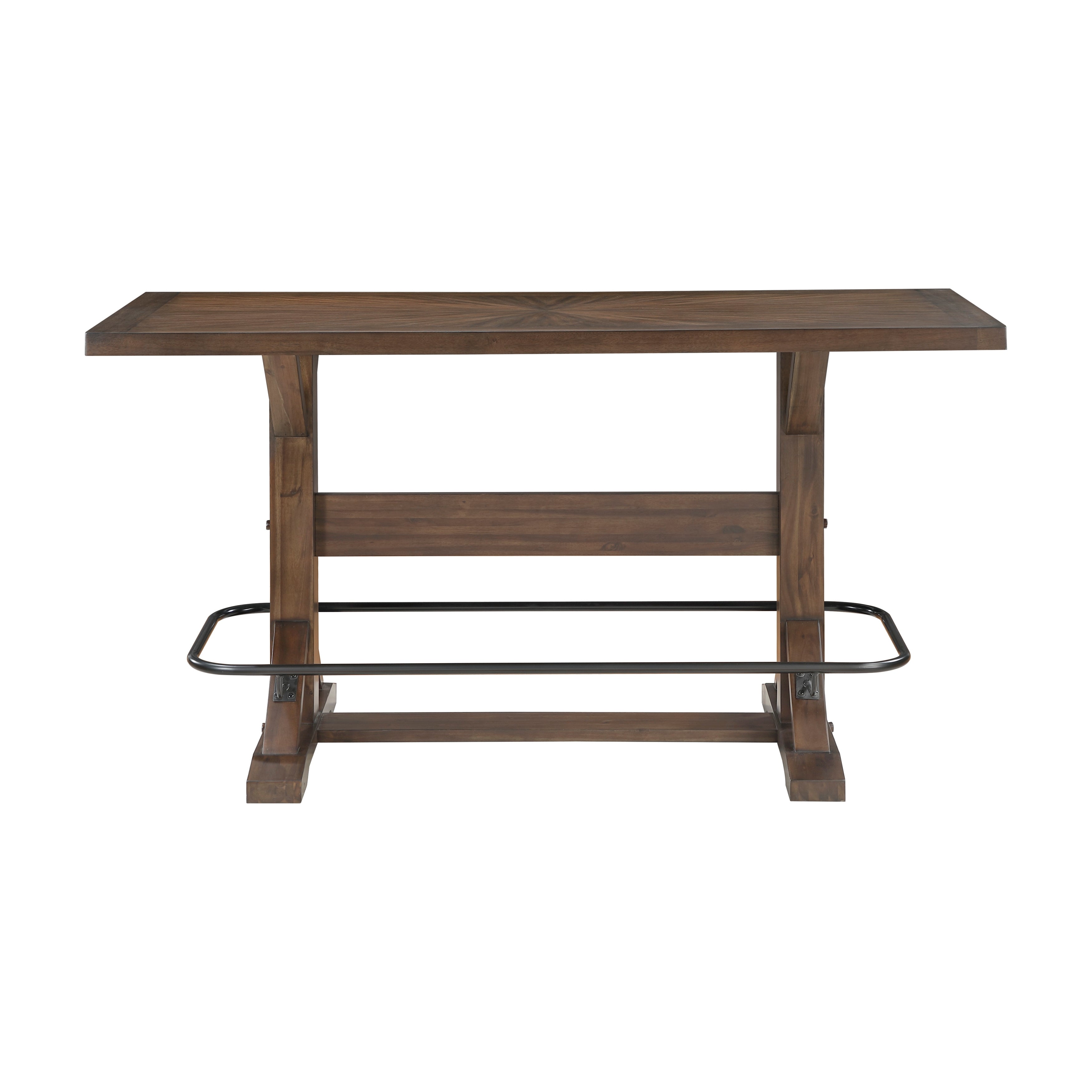 Oliver Brown Pub Height Dining Set from Homelegance - Luna Furniture