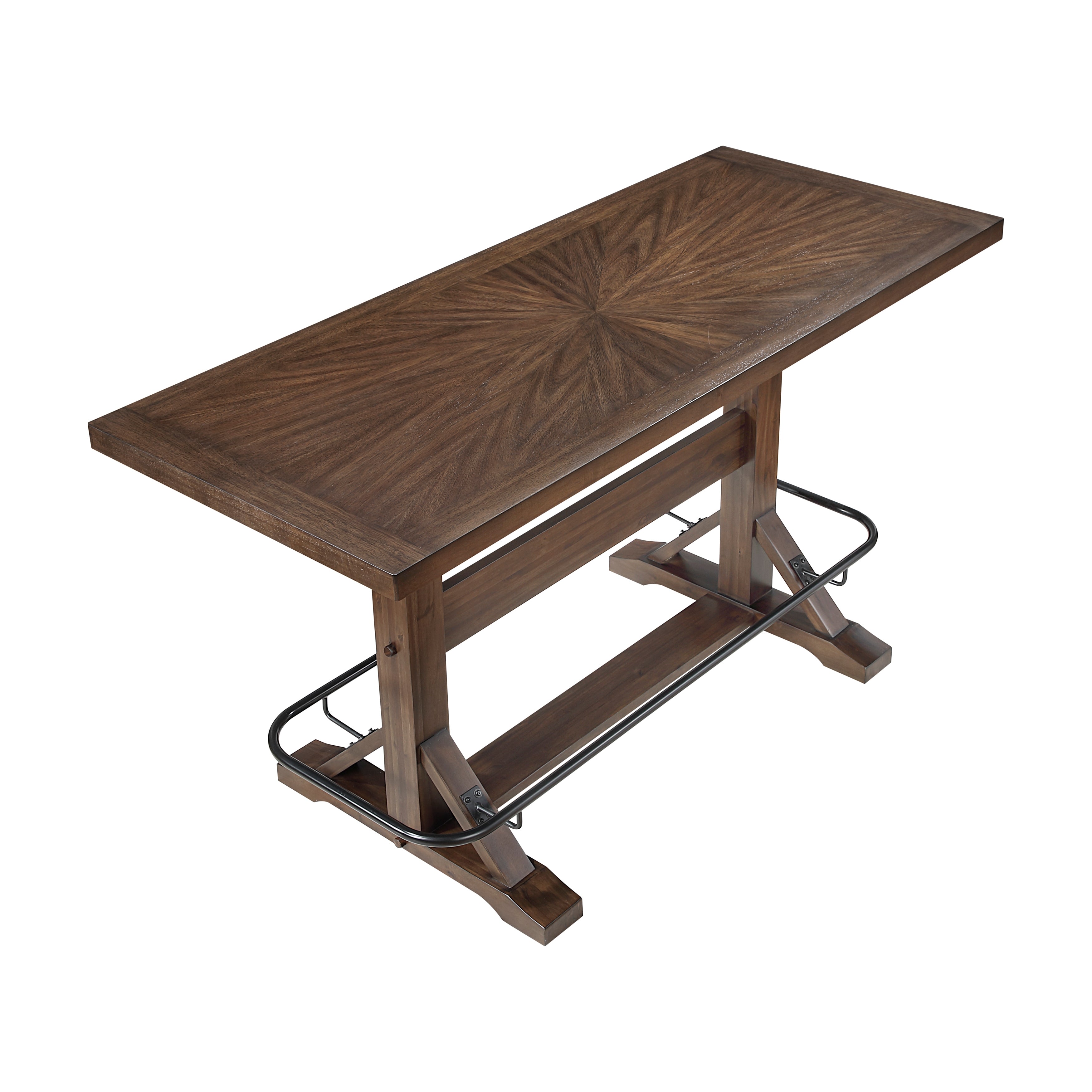Oliver Brown Pub Height Dining Set from Homelegance - Luna Furniture