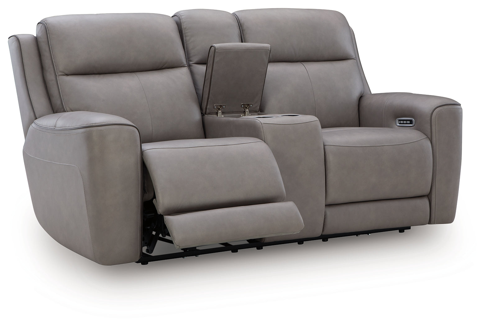 5Z-Comfort Coin Power Reclining Loveseat with Console - PCU1090018