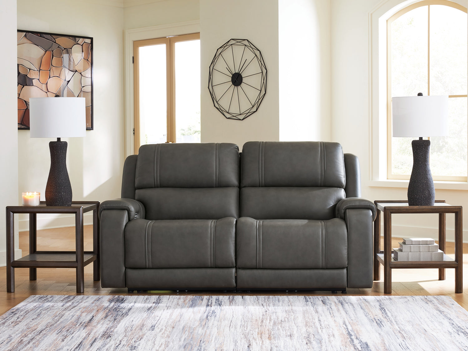 5Z - Pittson Anchor 2-Piece Power Reclining Sectional Loveseat - PCU12600S1