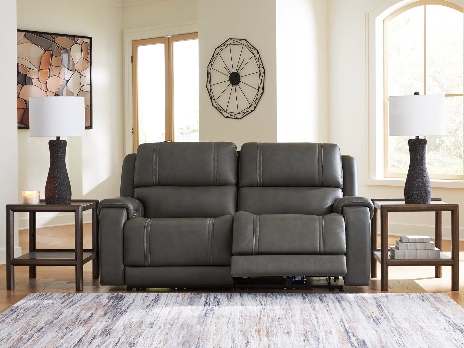 5Z - Pittson Anchor 2-Piece Power Reclining Sectional Loveseat - PCU12600S1