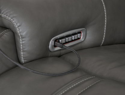 5Z - Pittson Anchor 3-Piece Power Sectional Reclining Sofa - PCU12600S3