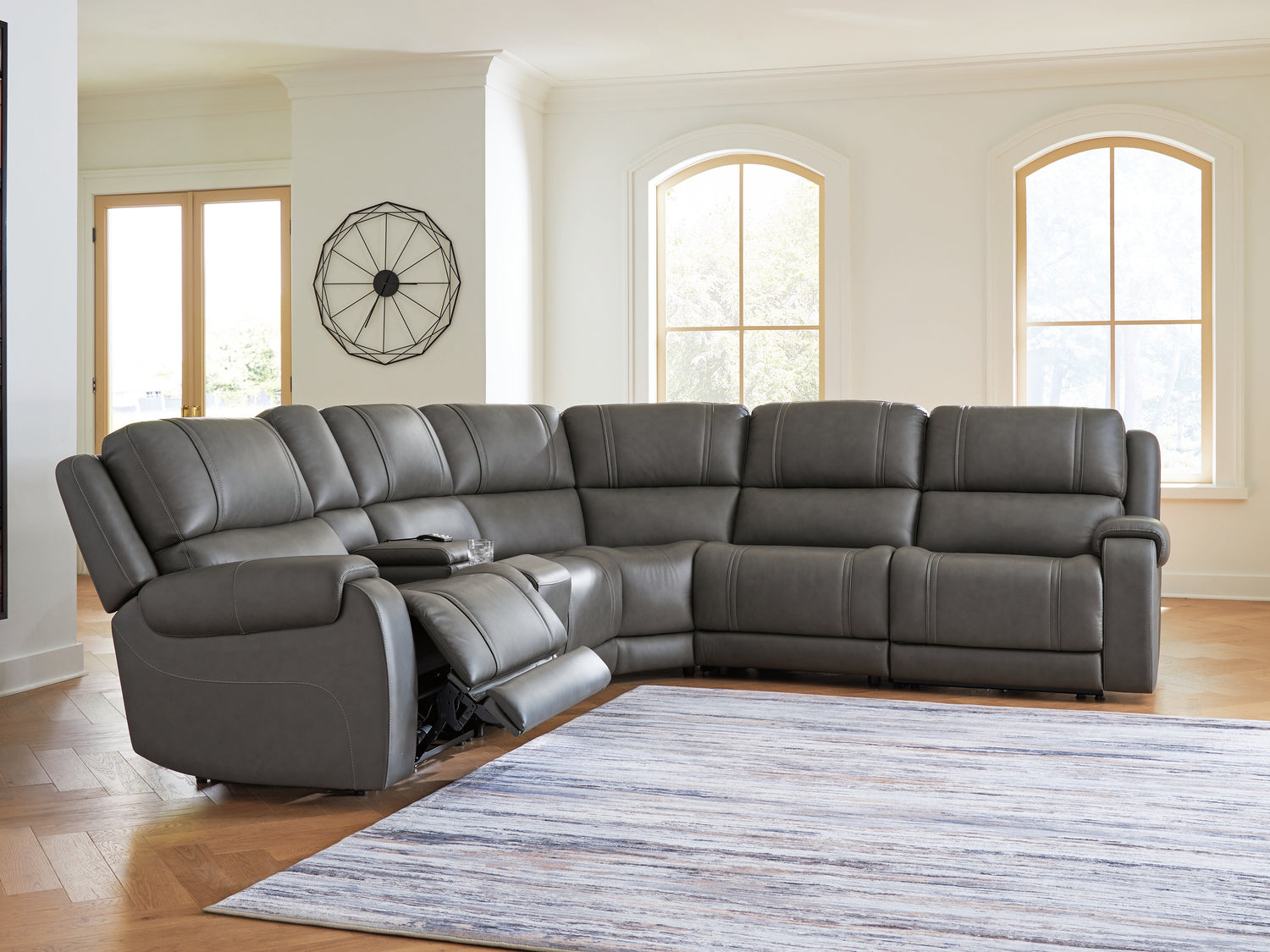 5Z - Pittson Anchor 6-Piece Power Reclining Sectional - PCU12600S5