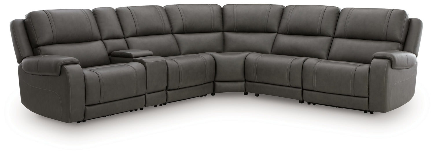 5Z - Pittson Anchor 6-Piece Power Reclining Sectional - PCU12600S5