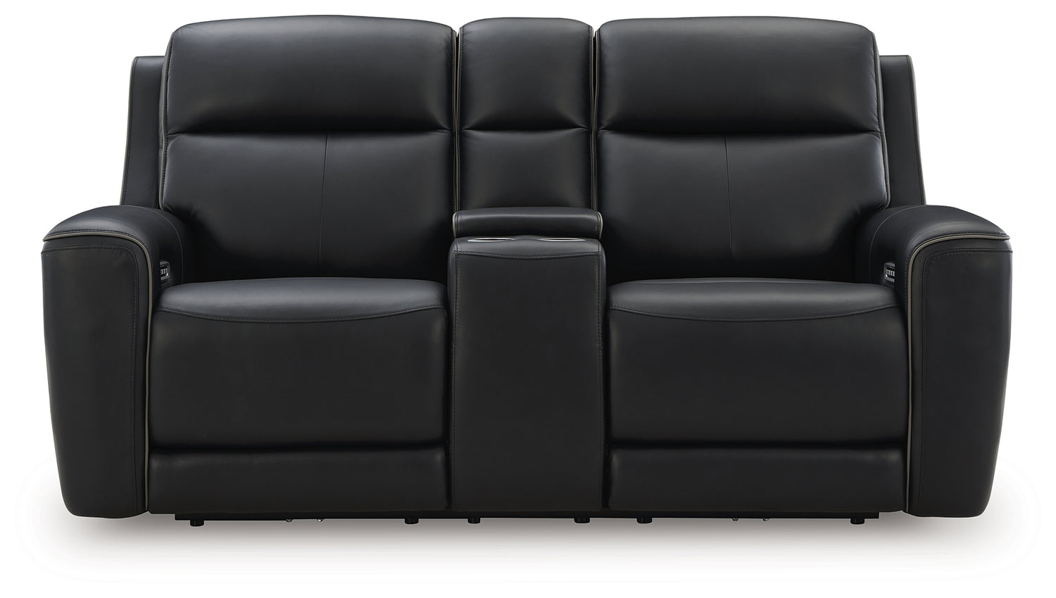 5Z-Relaxation Onyx Power Reclining Loveseat with Console - PCU1090218