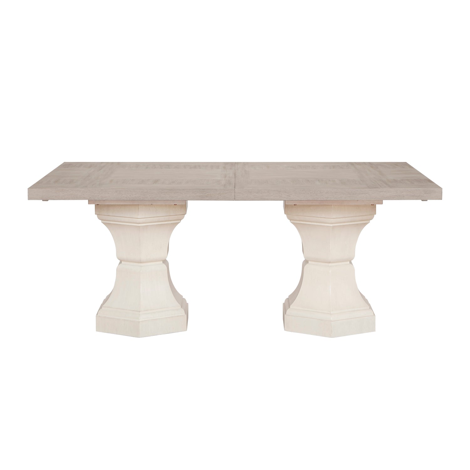 Lofton Light Gray/White Extendable Dining Table from Homelegance - Luna Furniture