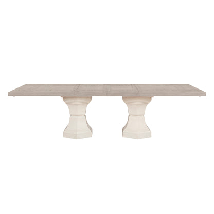 Lofton Light Gray/White Extendable Dining Table from Homelegance - Luna Furniture