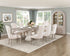 Lofton Light Gray/White Extendable Dining Table from Homelegance - Luna Furniture