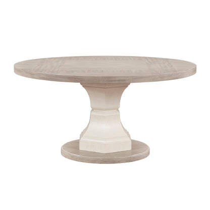 Lofton Light Gray/Ivory 60" Round Dining Set from Homelegance - Luna Furniture