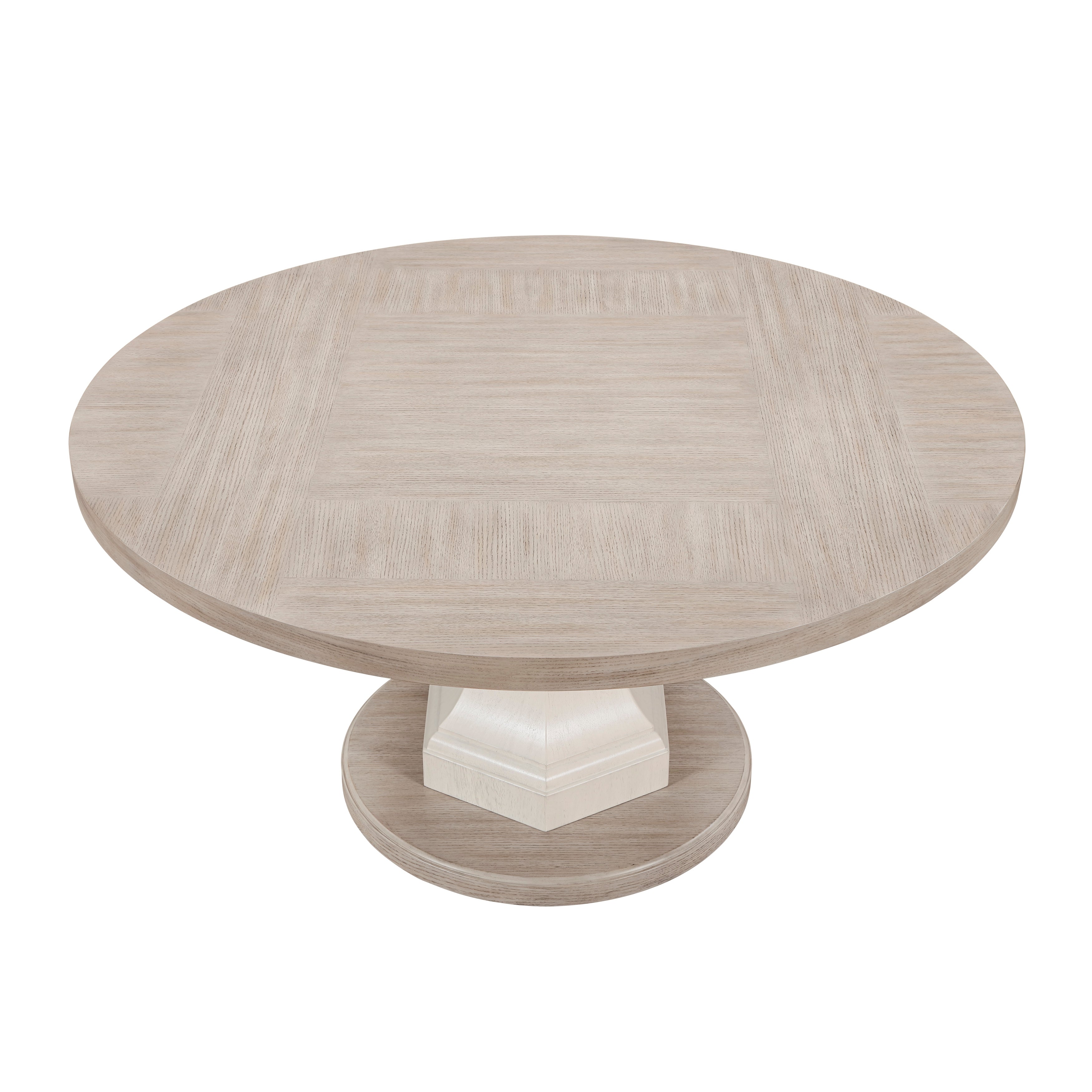 Lofton Light Gray/Ivory 60" Round Dining Set from Homelegance - Luna Furniture