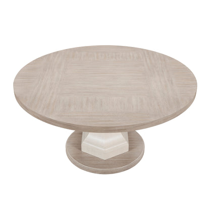 Lofton Light Gray/Ivory 60" Round Dining Set from Homelegance - Luna Furniture