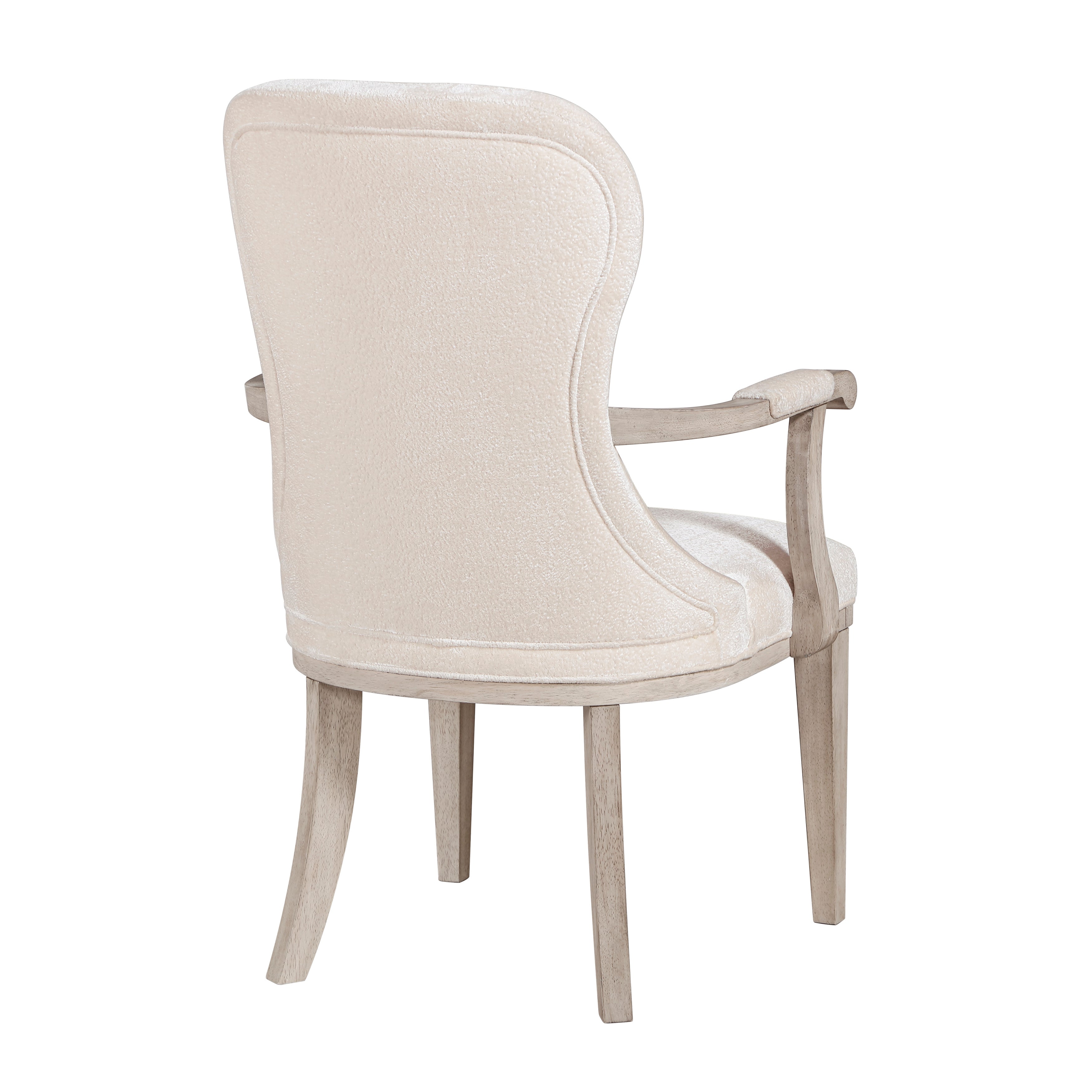 Lofton Light Gray/Ivory Arm Chair, Set of 2 from Homelegance - Luna Furniture