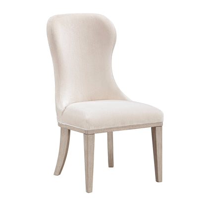 Lofton Light Gray/Ivory Side Chair, Set of 2 from Homelegance - Luna Furniture
