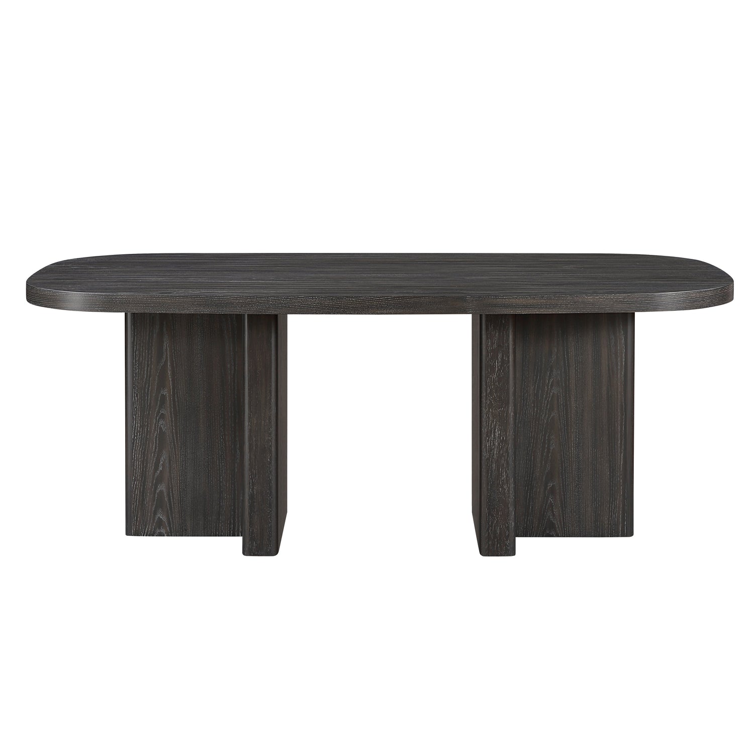 Marais Ebony/Light Gray Boucle 6-Piece Dining Set with Bench from Homelegance - Luna Furniture
