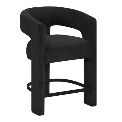 6054BK-24 CNTR HEIGHT STOOL, BLACK, 1PC/CTN - 6054BK-24